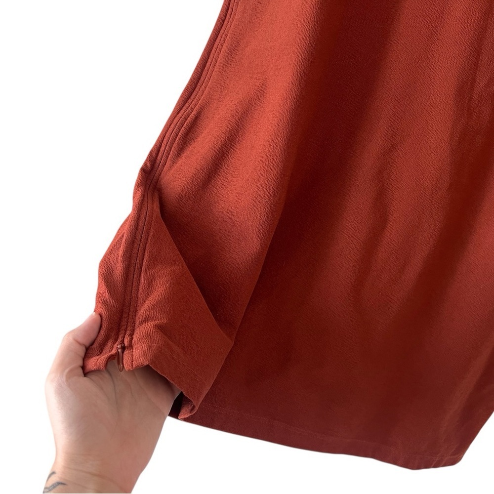Eileen Fisher Rust Burnt Orange Sleeveless Oversized Boxy Dress Tunic Size XS - Picture 5 of 10